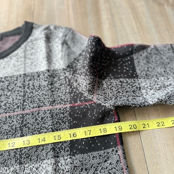 Rag & Bone Tegan Plaid Merino Wool Sweater black size medium - Picture 5 of 6